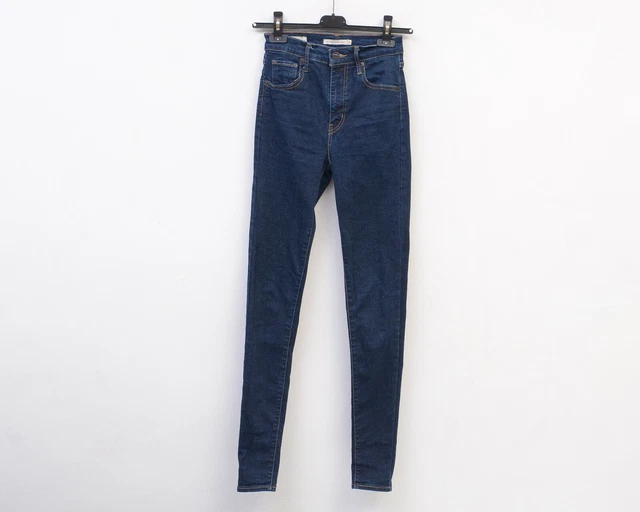 Jean Kaporal Femme Taille W25/35 - Coupe Carrot Modèle Geek - Bleu Foncé - Neuf Avec étiquettes