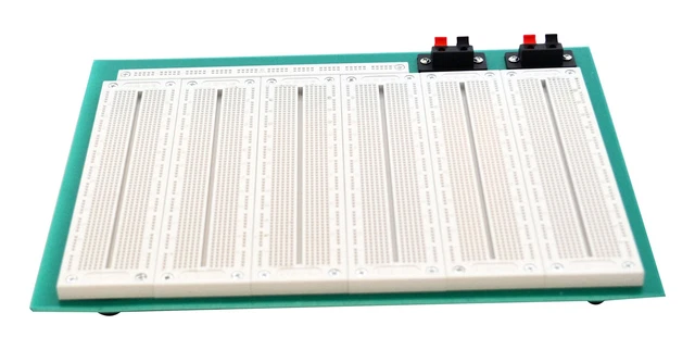Industries BB-32623 Plate Mounted Breadboard-6 Terminal Strip