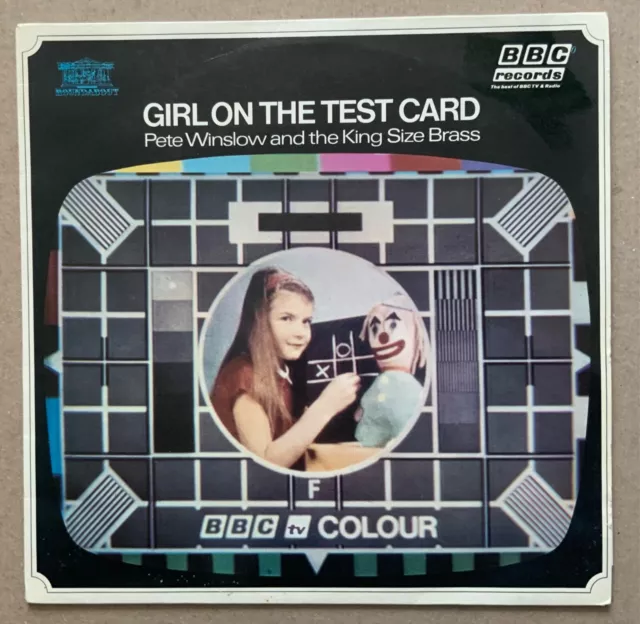 Girl on the Test Card Pete Winslow & the King Size Brass UK LP EX/VG+