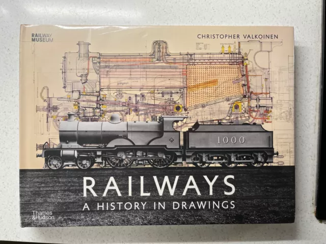 Railways A History in Drawings New Sealed Book Museum Christopher Valkoinen