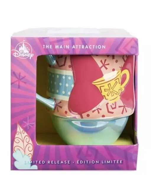 Disney Parks Minnie Mouse Main Attraction Mad Tea Party Mug Cup March 3/12 LR