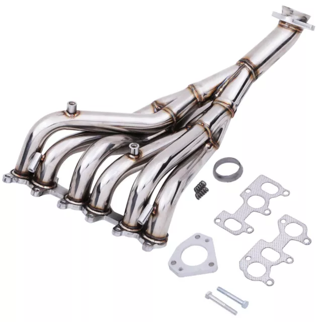 Stainless Tubular 6-2-1 Exhaust Manifold For Vw Volkswagen Golf Mk3 2.8 Vr6 91+