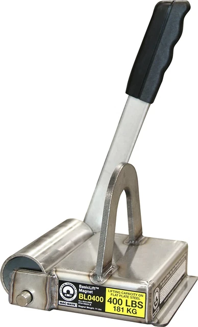 Mag-Mate Basic Lift Permanent Ceramic Magnet 400lbs Lifting Capacity BL0400
