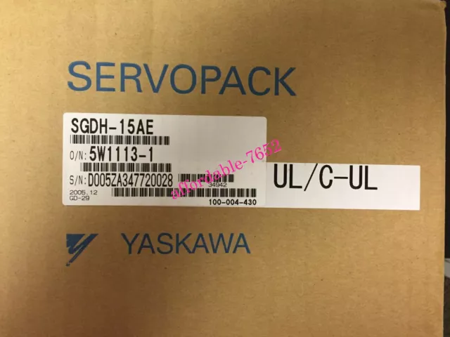 Yaskawa SGDH-15AE AC Servo Drive New In Box Free SGDH-15AE Expedited Shipping