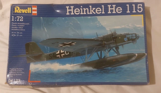 MAQUETTE AVION /REVELL/ WWII Heinkel He 115 allemand Echelle 1:72