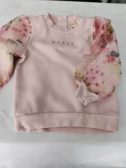 Baby Girls Top & Leggins Brand Ted Baker. Size 18 To 24 Months