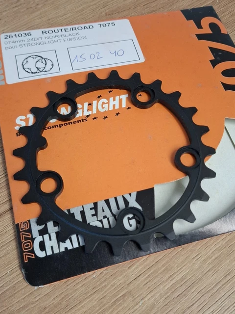 Plateau Stronglight NOS 45 Dents 122BCD 5 Bras - Pour Vélo Rétro, Fabriqué En France