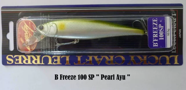 Leurre Lucky Craft B'freeze Pearl Ayu   100 Sp