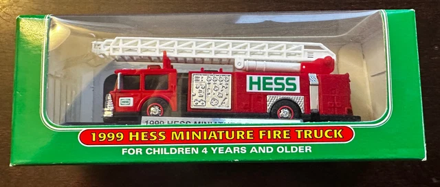 Vintage 1999 Hess Minature Fire Truck NEW in Box