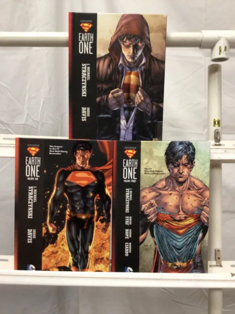 DC Comics Superman Earth One Hardcover Volume 1-3 Complete Set