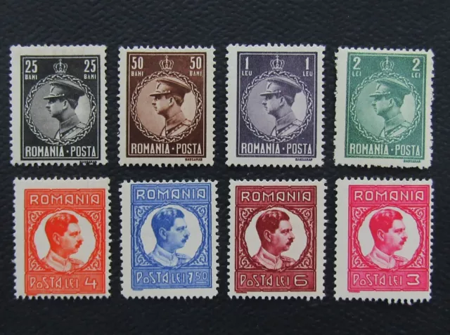 nystamps Romania Stamp # 405-412 Mint OG H      Y26y3424