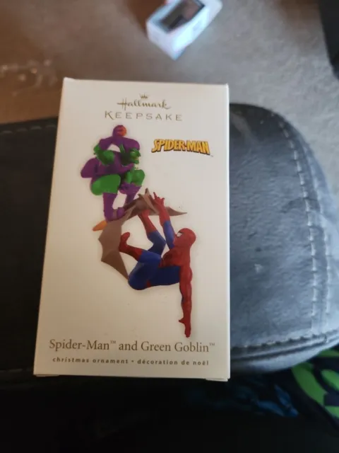 Hallmark Keepsake Christmas ornament Marvel Spider-Man and Green Goblin New 2010