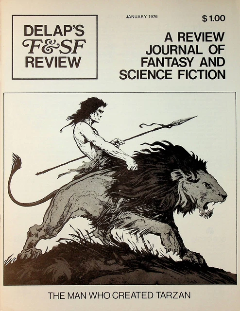 Delap's Fantasy & Science Fiction Review Fanzine #10 VF 1976