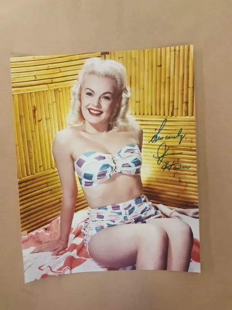 June Haver Autograph Photo 8x10 Movie Actor Film Signed star