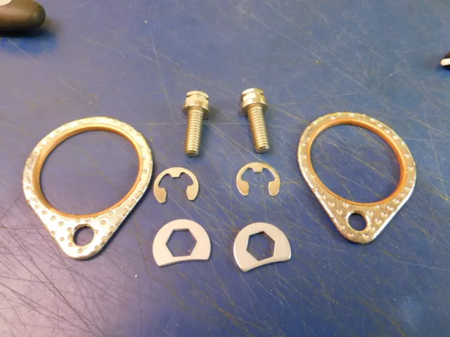 Exhaust Pipe To Cylinder Head Mount Kit Harley Davidson Fl Fx Shovelhead 1966-84 Exhaust Pipe To Cylinder Head Mount Kit Harley Davidson Fl Fx Shovelhead 1966-84