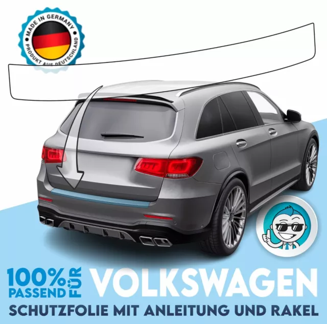 LACKSCHUTZFOLIE für VW Tiguan 2 Allspace - Folie Ladekantenschutz transparent