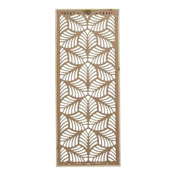 Carved Leaf Wood Wall Panel by Stratton Home Decor