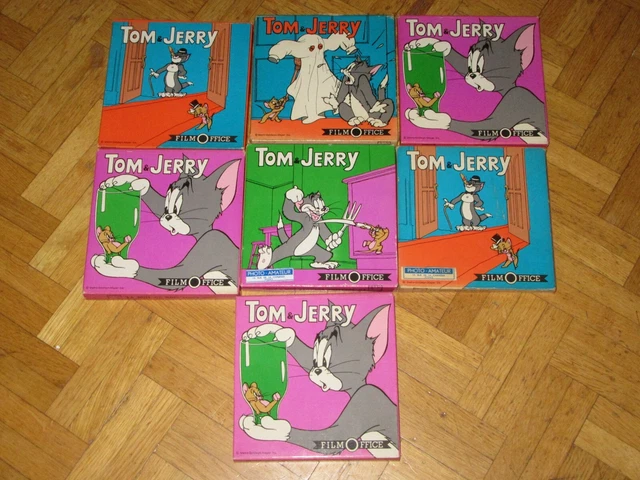 Lot De 3 Films Super 8 – Tom Et Jerry – Couleur Et Sonore – Bobines 13 Cm