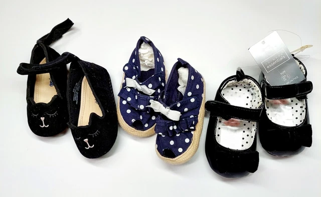 Scarpe bambina pacchetto 3 pezzi età 0-12 mesi GAP PRIMARK