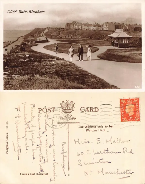 Genealogy/Family History Postcard- MELLOR-SWINTON- MANCHESTER-1940