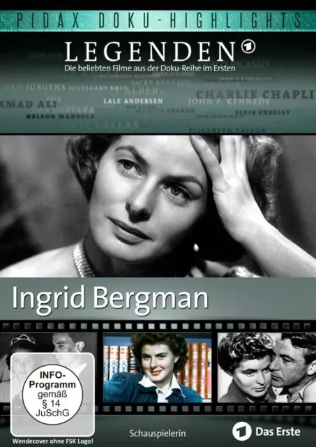 Legenden: Ingrid Bergman - Die beliebte ARD-Reihe [Pidax] Klassiker  DVD/NEU/OVP
