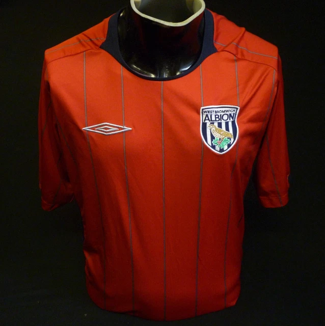 West Bromwich Albion Football Shirt 2009 / 2010 Away Umbro Wba Size Xl