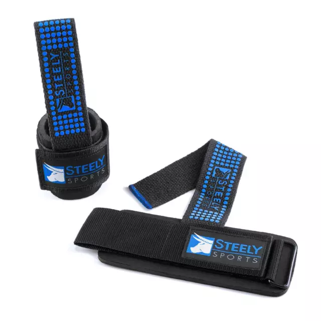 Zughilfen Latzughilfen Zugbänder Gym "Comfort Power Straps II" STEELY SPORTS 3