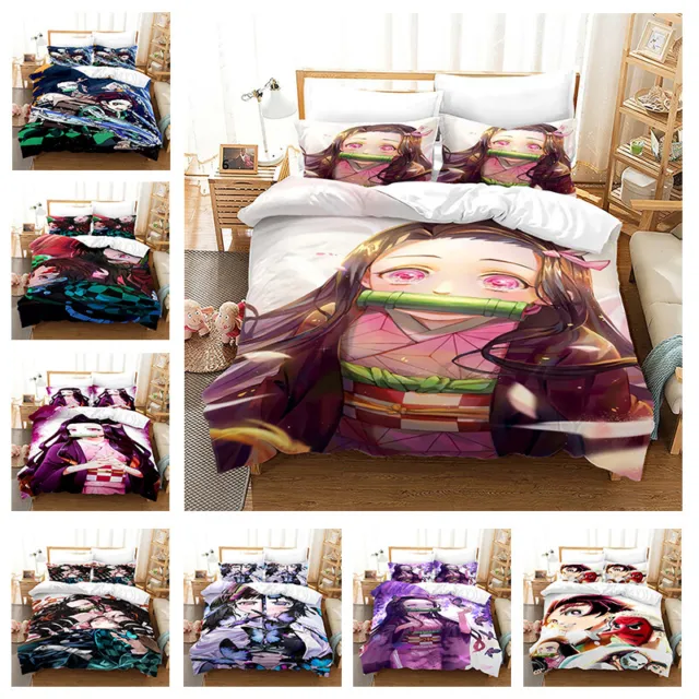 Quilt/Doona/Duvet Cover Set Single/Double/Queen/King Size Bed Pillow Cases