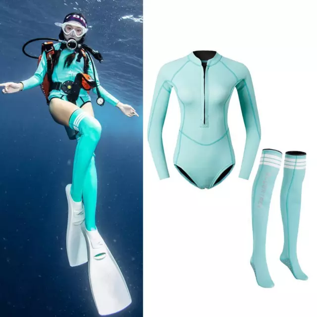 Ensemble de Combinaison de  Une Pièce En Néoprène pour Femmes 2 Mm - Veste à