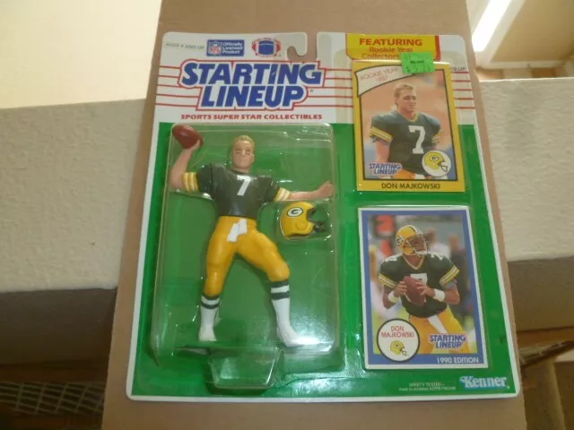 1990 Starting Lineup NFL SLU Figure Don Majkowski Green Bay Packers