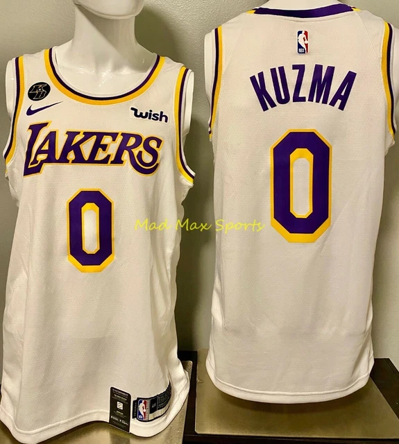 ANTHONY DAVIS Los Angeles LAKERS Nike WISH Purple KOBE KB Patch Swingman  Jersey