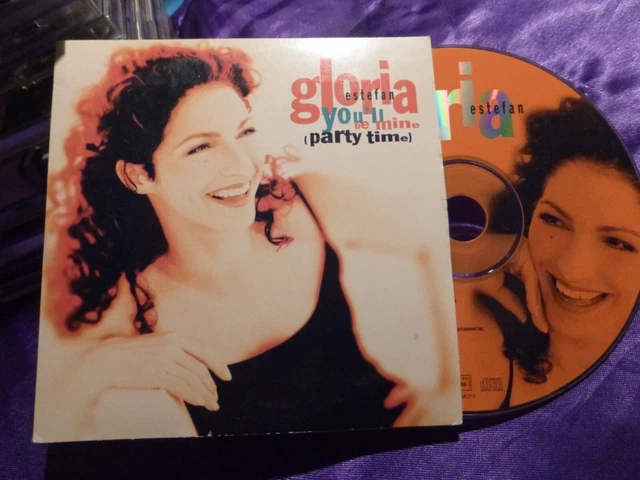 GLORIA ESTEFAN YOU'LL be mine Party time CD Single pochette carton avec