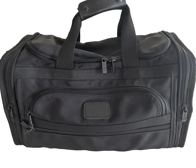 TUMI BAG ALPHA Weekend Carry-On Duffle Black 221D3 Nylon 18
