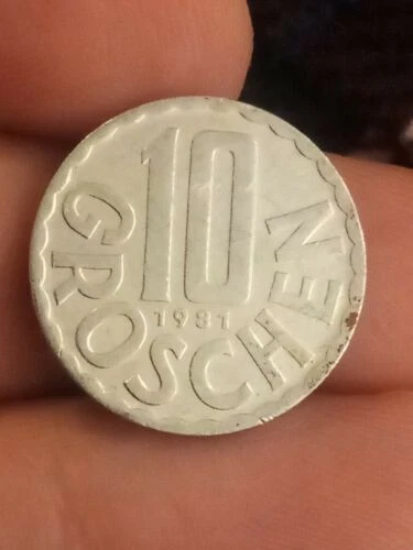 AUSTRIA 1981 10 GROSCHEN Osterreich free UK POST Kayihan coins -2