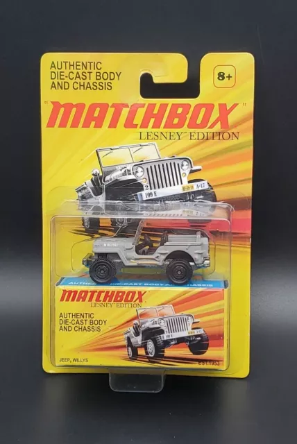 Matchbox 2010 Lesney Edition Jeep Willys Authentic Die-Cast Body 1:64 scale A