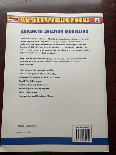 ADVANCED AVIATION Modeling Compendium Manual 2 How to guide by Jerry ...
