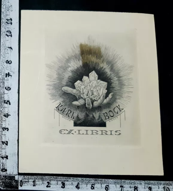 Wunderkammer Exlibris 475 - " Rare Mineralogia " - * George Wimmer * - C !