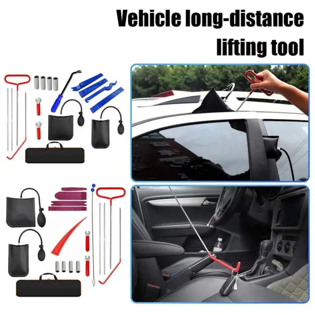 10-27Pcs Emergency Auto Tool Window Car Door Open Unlock|Lock Kit Universal I6D6