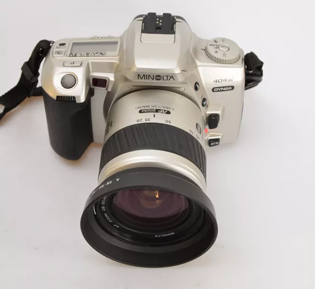 MINOLTA Dynax 404si + Minolta AF Zoom 35-80mm 1:4(22)-5.6 MACRO ⭐SLR Kit ⭐ (6569