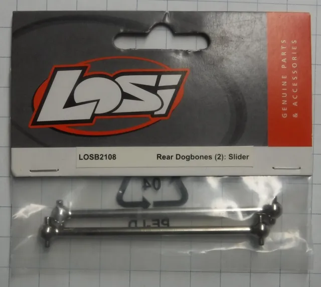 Team Losi Rear Dogbones (2): Slider  New LOSB2108 Genuine Parts & Accessories