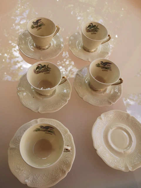 Tasses À Café Fabrique Royale Limoges Par D'Artois