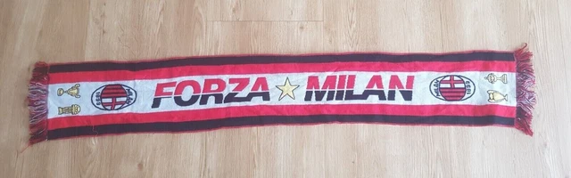 Écharpe De Football Vintage - Forza Milan - Milan AC