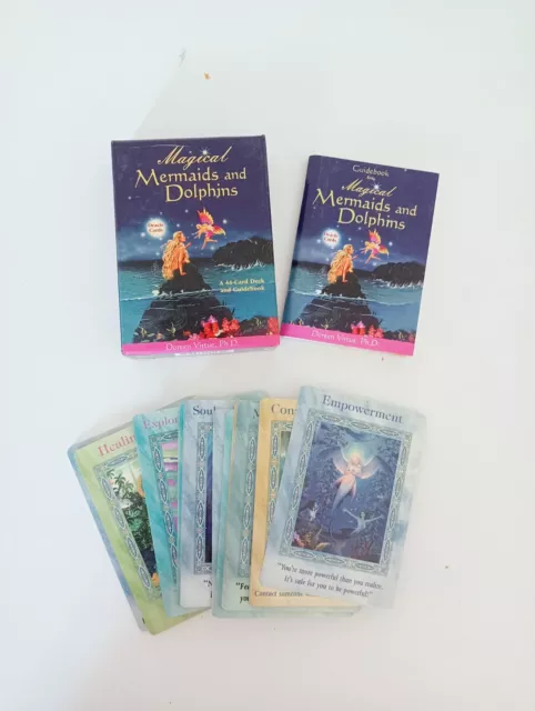 Magical Mermaids and Dolphins  Oracle Cards Doreen Virtue OOP Authentic 