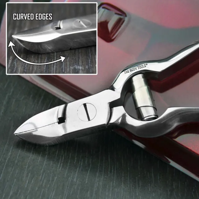 TOE NAIL CLIPPERS For Thick Nails Chiropody - Podiatry Heavy Duty NAIL CUTTERS 2