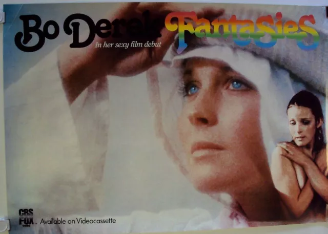 BO DEREK Original SEXY Promo POSTER Fantasies "10" Sharknado TARZAN Ape Man 1981