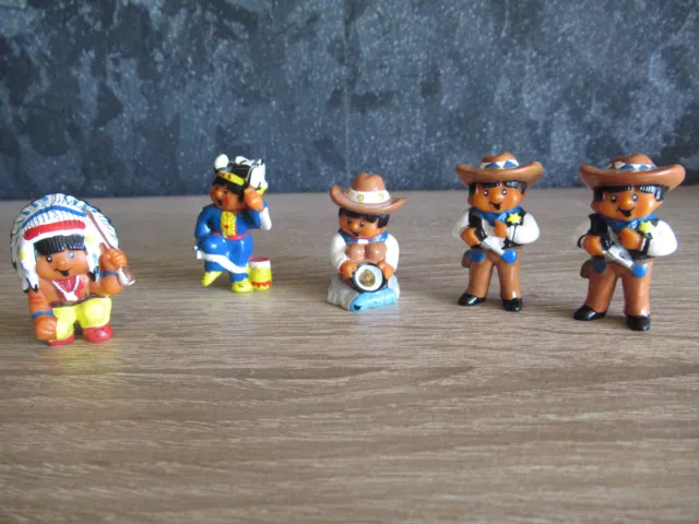 5 Haribo Figuren *** Wilder Western - Cowboys und Indianer *** 1997 2