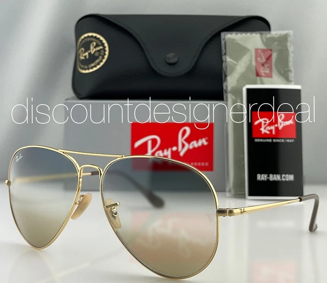 Ray ban sales marco dorado