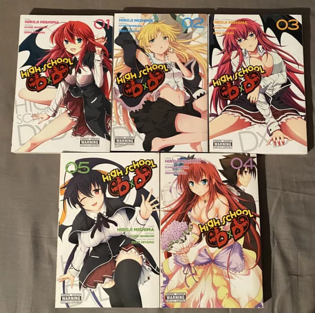 USED High School DxD Novel Vol.1-25 + Manga Vol.1-11+1 37 Set Japanese  Version