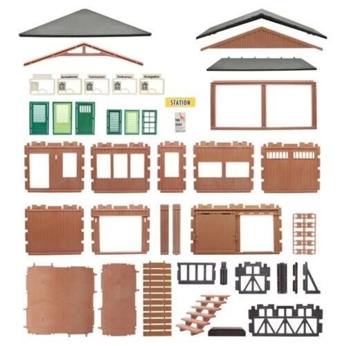 Plancher Playmobil 164 X 164 Mm - Station Ngorongoro - Occasion - Compatible Nombreux Sets