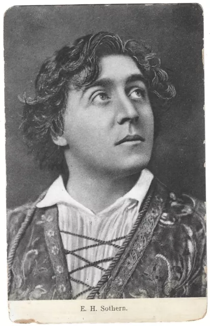 E H SOTHERN Postcard AMERICAN ACTOR Theater Stage, Film SHAKESPEARE Roles c.1910